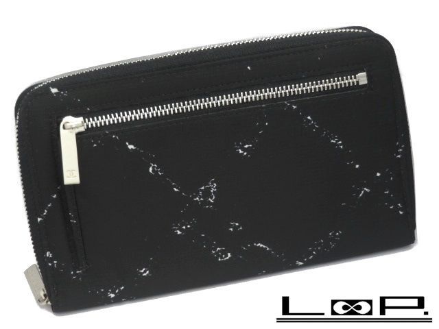 △限定値下げ▽ □新同□ シャネル トラベルライン ラウンド 長財布  