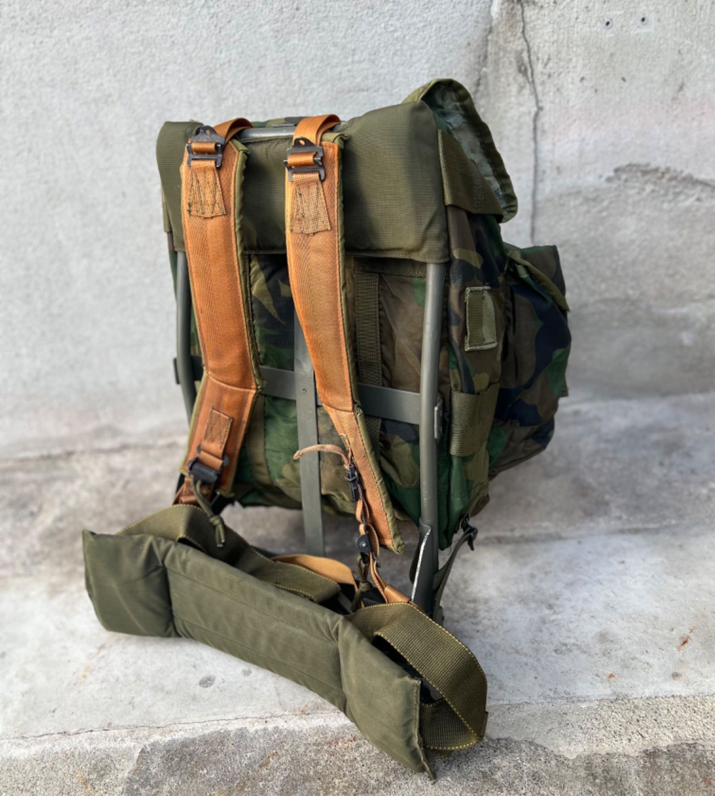アメリカ軍放出品　実物　ウッドランド迷彩アリスパック アメリカ軍放出品 実物 ウッドランド迷彩アリスパック US ウッド
