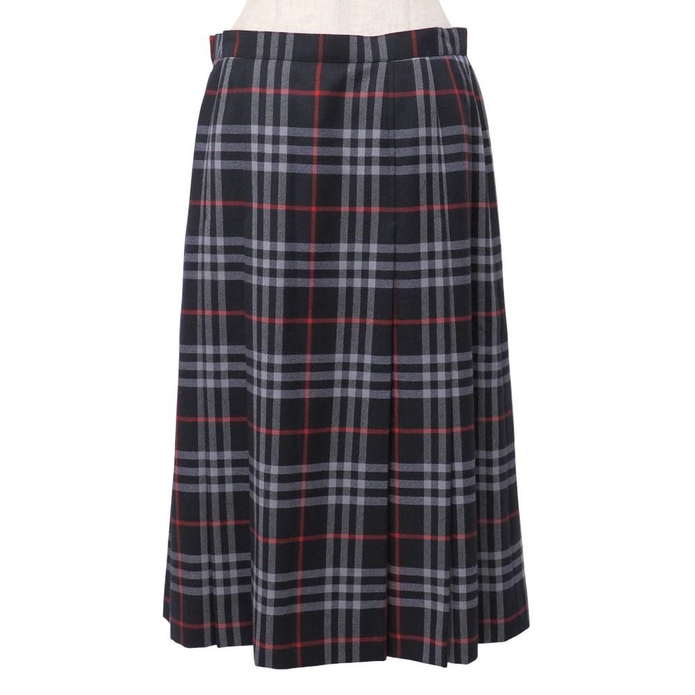 Burberrys バーバリーズ ヴィンテージ スカート サイズ15BR チェック プリーツ フ ミモレスカート ブランド古着 20251009 RA6235
