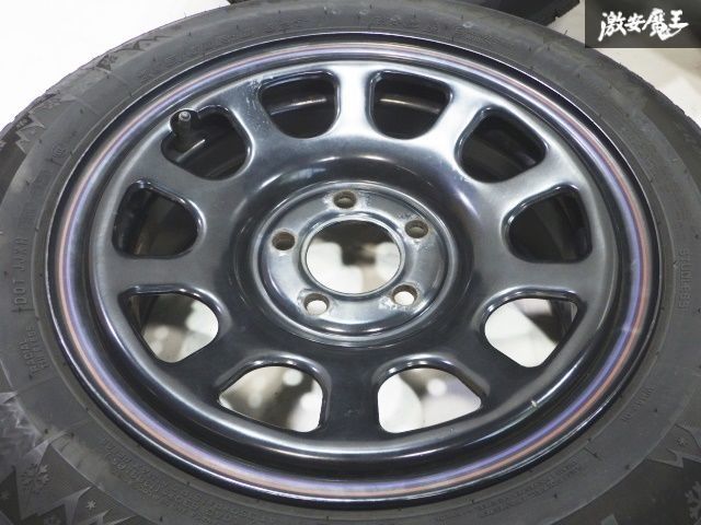 役立つ ●DYTONA デイトナ 16インチ 7J 5穴 5H PCD114.3 スチール製 鉄チン ホイール NEXEN 205 60R16 スタッドレスタイヤ 4本セット