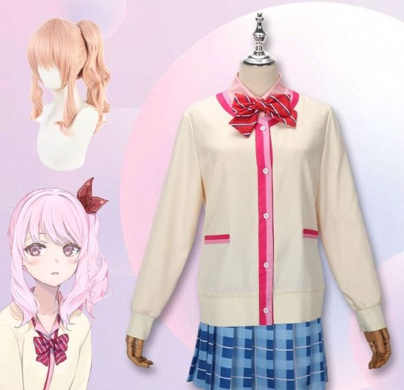 暁山瑞希コスプレ衣装 日常服 ウィッグ付き プロジェクトセカイ カラフルステージ プロセカ 25 時 ナイトコードで 暁山瑞希 Cosplay コスプレ クリスマス ハロウィン 演出服 学園祭仮装 舞台装