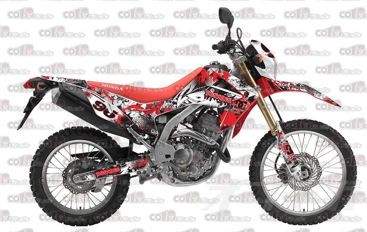 12-23 ホンダ HONDA CRF250L CRF250M 適合品 オリジナル デカール ステッカー co2 ※デザイン決定後30日以内に発送