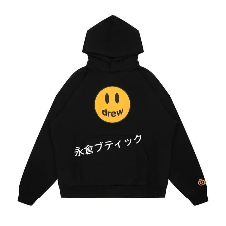 新品】ドリューハウス drew house パーカー ユニセックス ブラック - メルカリ