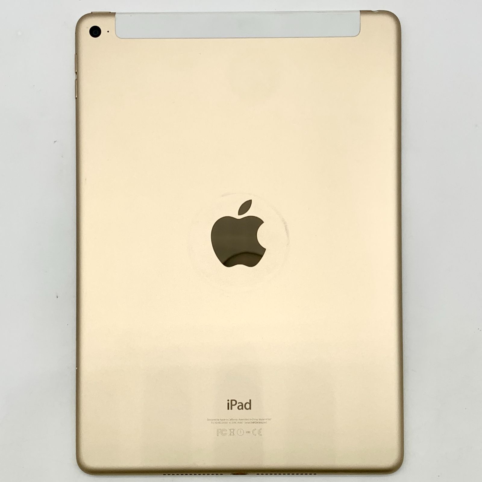 ▽【ジャンク品】SIMロック解除(Softbank) iPad Air2 Wi-Fi+Cellular