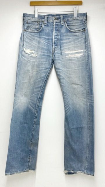 Levi's （リーバイス）47501-0005  VINTAGE CLOTHING  ダメージ加工 復刻 デニムパンツ【C1965-007】