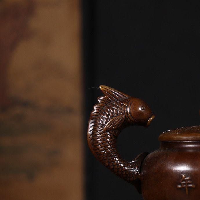 銅細工 酒壺 茶壺 装飾品 工芸品 美術品 置物 銅細工 酒壺 茶壺 装飾品 工芸品 美術品 置物 - メルカリ