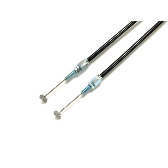 GS400 I型 ブラックワイヤーセット 30cmロング　新品 GS400 E アクセルワイヤー スロットルワイヤー 30cmロング メッシュ