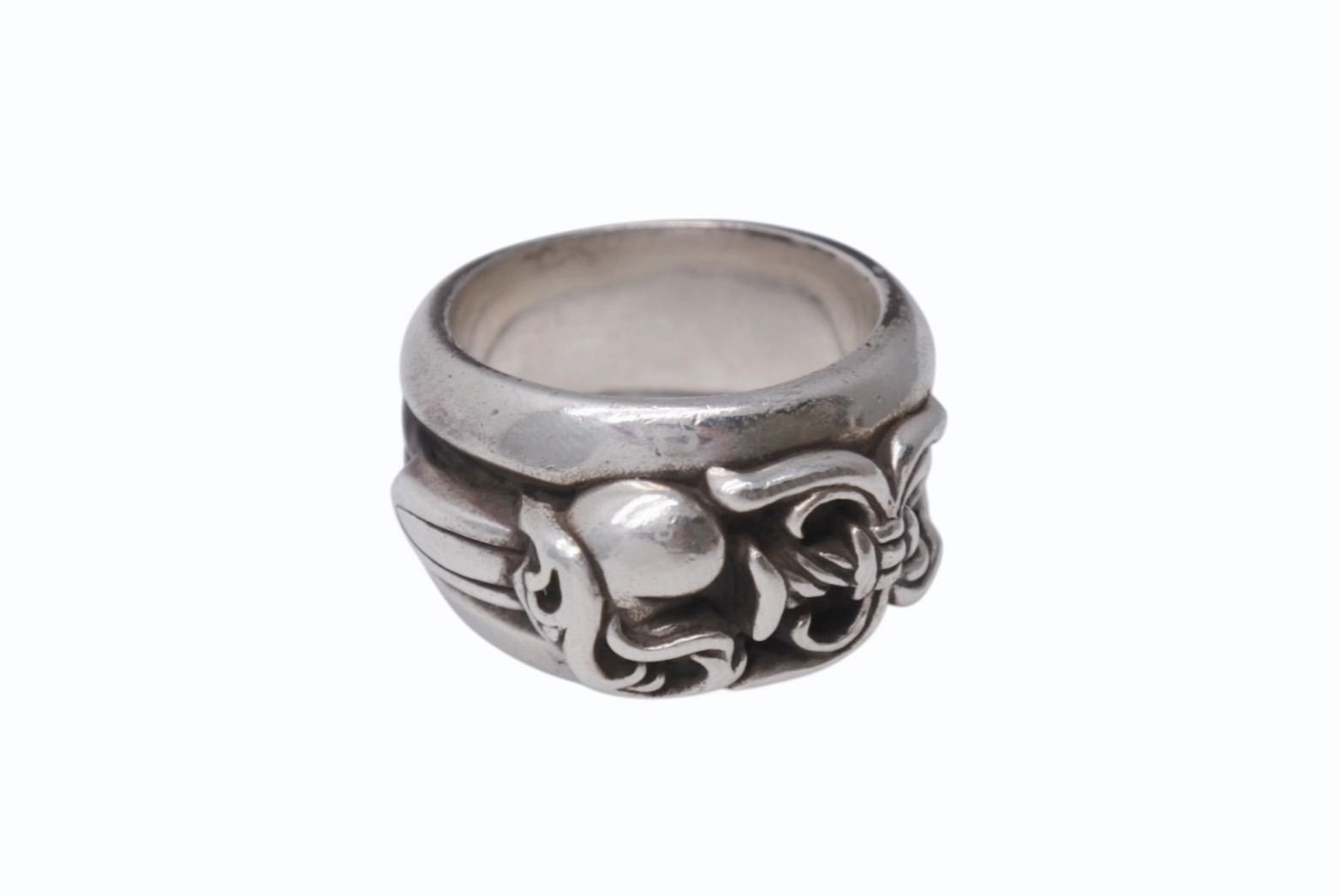 CHROME HEARTS クロムハーツ ダガーハート リング 指輪 アクセサリー シルバー925 33.3g サイズ22号 4b001514
