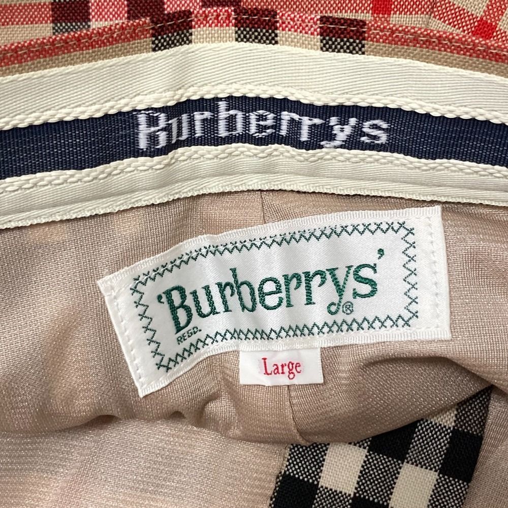 【最新入荷】 BURBERRYS バーバリーズ ヴィンテージ ウール ノバチェック ショートパンツ サイズL ベージュ レディース 古着