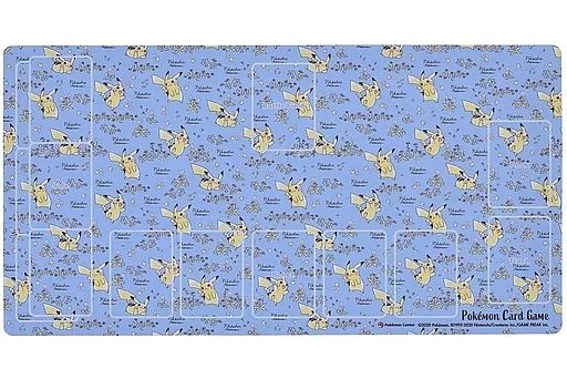 [Used] Supply Pokemon Card Game Rubber Play Mat Flowers in Full Bloom Pokemon Center Limited