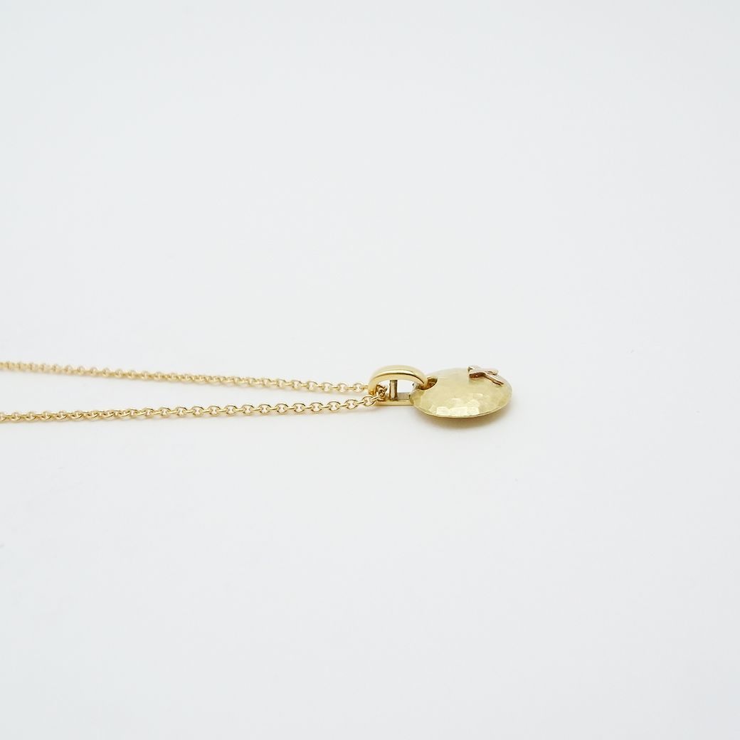 TIFFANY&Co. ティファニー　キスペンダントトップ　750YG TIFFANY&Co. ティファニー 美品 ダイヤ キス ネックレス 750