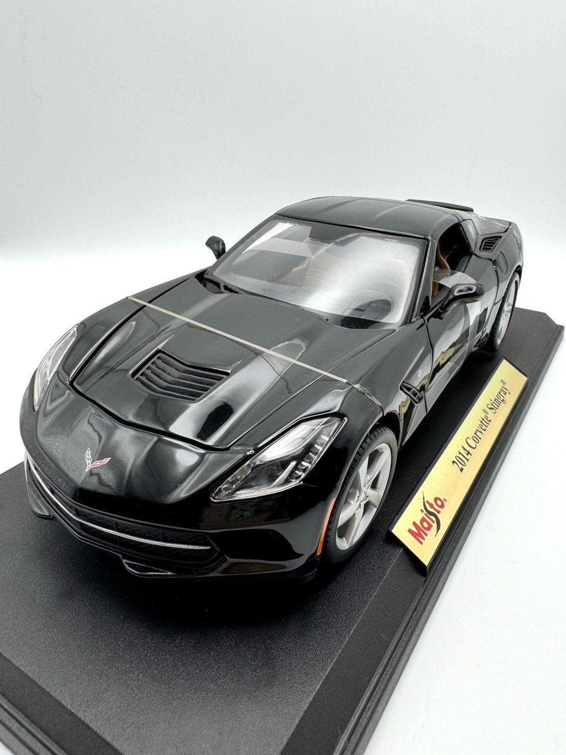Maisto 1/18 Chevrolet 2014 Corvette Stingray ブラック マイスト