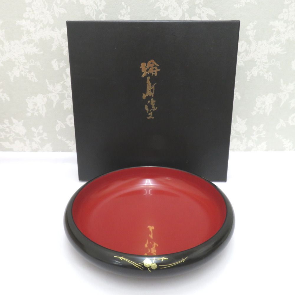 輪島塗 網代菓子盆