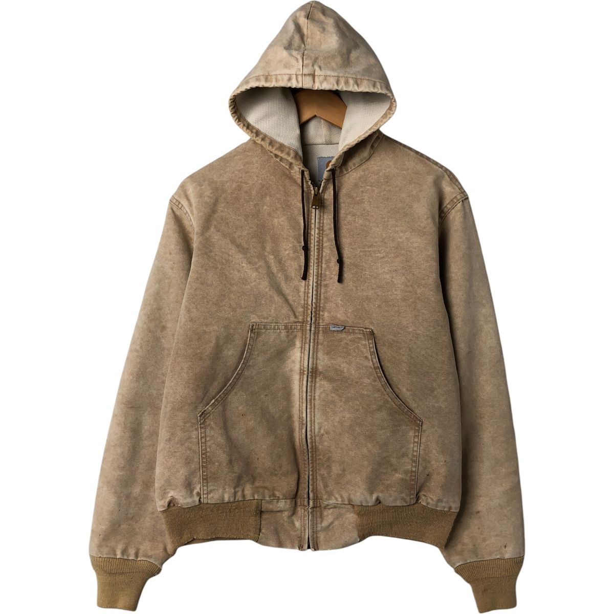 Carhartt アクティブジャケット USA製 90S Carhartt アクティブジャケット S ブラック 黒 フェード 90s USA