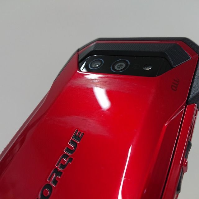 TORQUE 5G KYG01 au レッド 送料無料 本体 c07794 - メルカリ