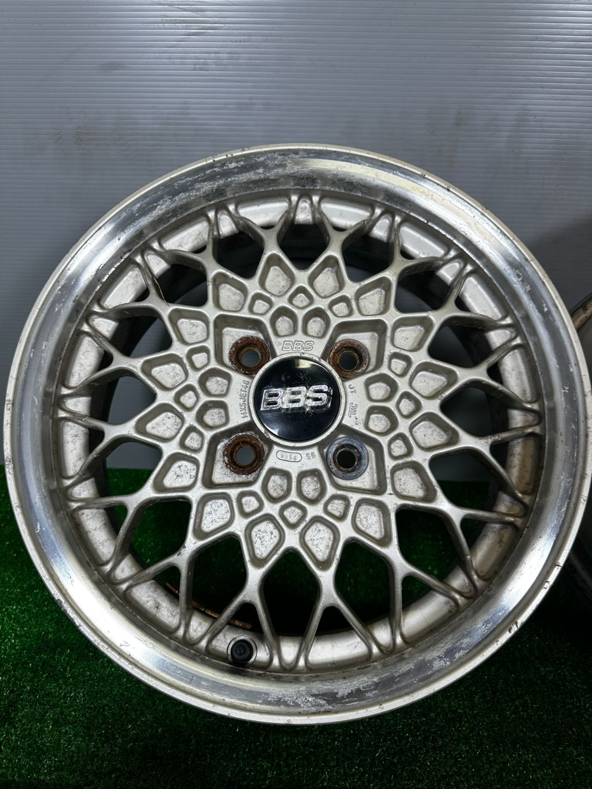 BBS タイプ ホイール 送料無料☆14x5J +46 4穴 PCD100 BBS 4本 中古 アルミホイール