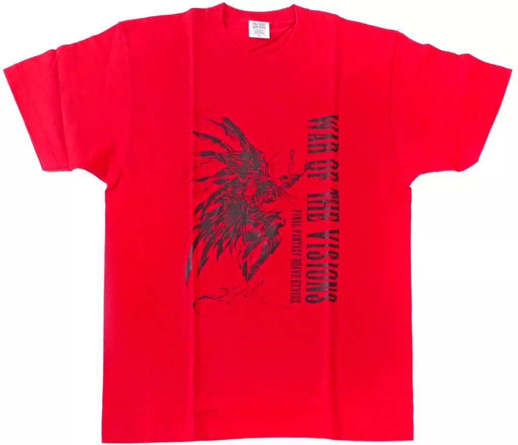 中古】衣類 ロゴ Tシャツ レッド 「ファイナルファンタジー
