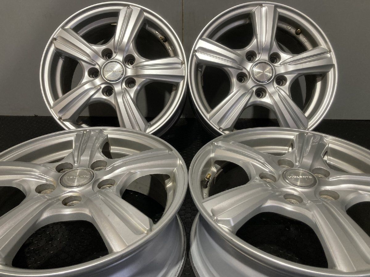 DUNLOP VIOLENTO ヴィオレント 社外ホイール 16インチ 4本 6.5 DUNLOP VIOLENTO ヴィオレント 社外ホイール 16インチ 4本 6.5