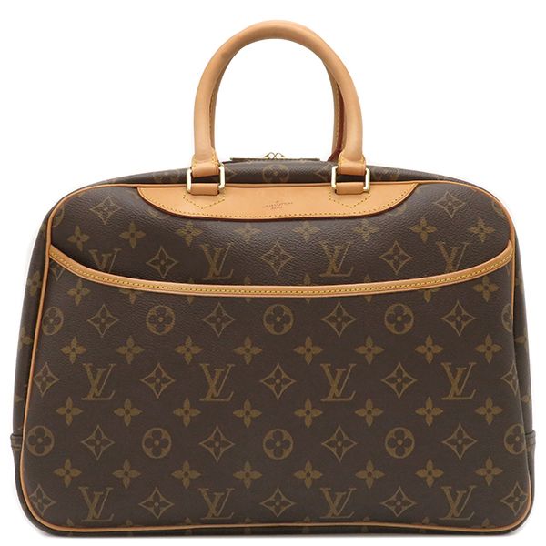 LOUIS VUITTON ハンドバッグ モノグラム ドーヴィル ブラウン 茶
