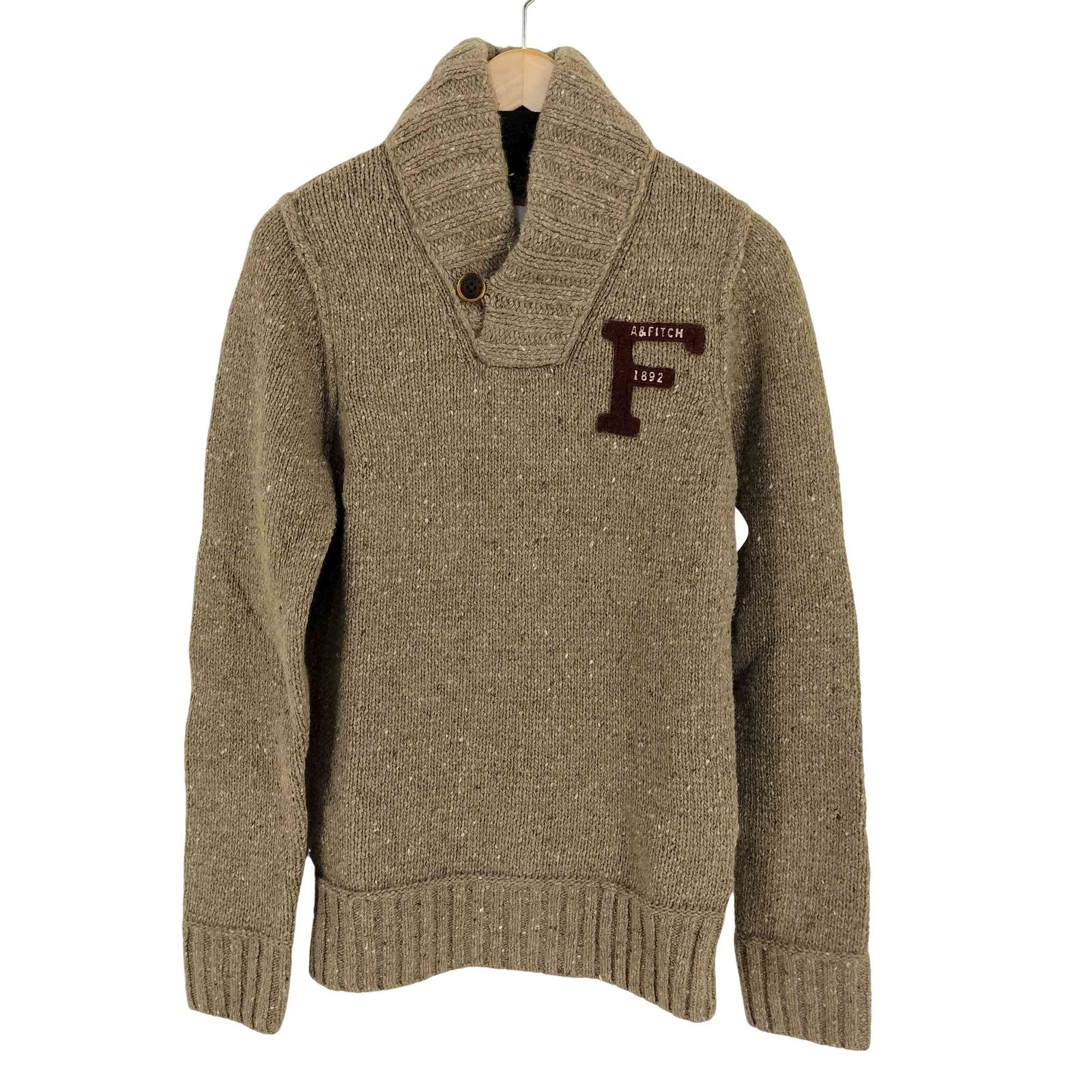 ☆新品☆アバクロンビー&フィッチ☆ショールカラーカーディガン (Green 