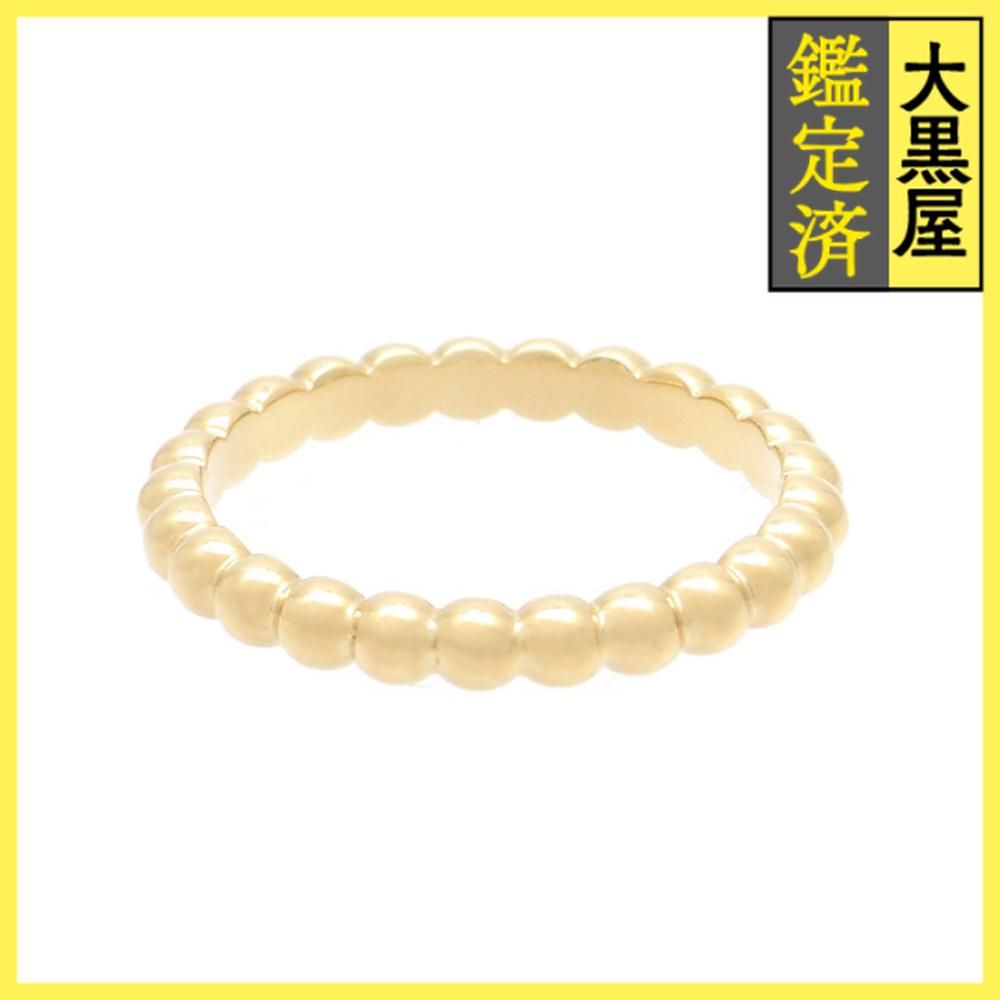 ヴァンクリーフ ペルレリング新品 ミディアム イエローゴールド サイズ