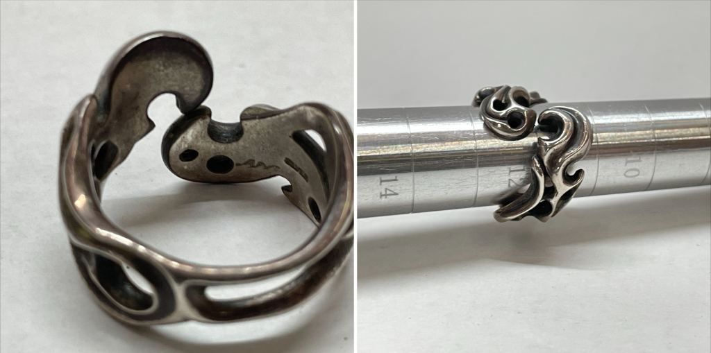 01w-5339 Ability Nomal アビリティノーマル シルバーリング 約12号 保存袋あり リング 指輪 品 WWW_SHINETEETH_COM