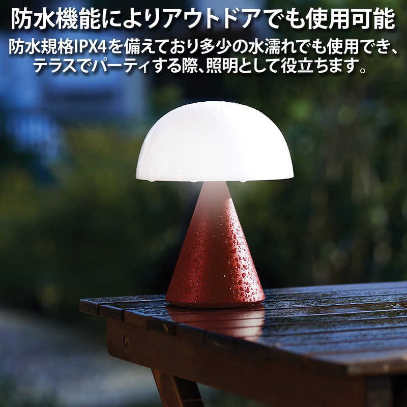 最安値に挑戦。 未開梱 LEXON LEXON Mina L ポータブルLEDランプ アルミニウム ダークブルー LED 防滴型 LH65 かっこいい