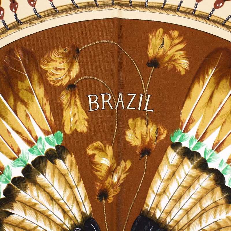 エルメス スカーフ カレ90 BRAZIL エルメス HERMES カレ90 BRAZIL