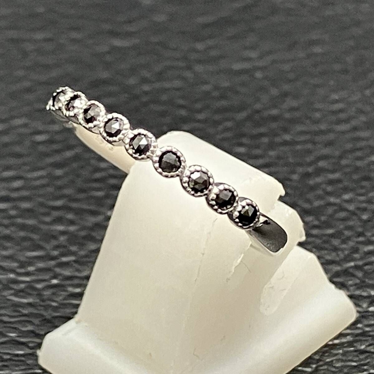 k18 wg 立体デザインのリング K18 WG Swingle リング(7号 K18 ホワイト): Samantha Tiara