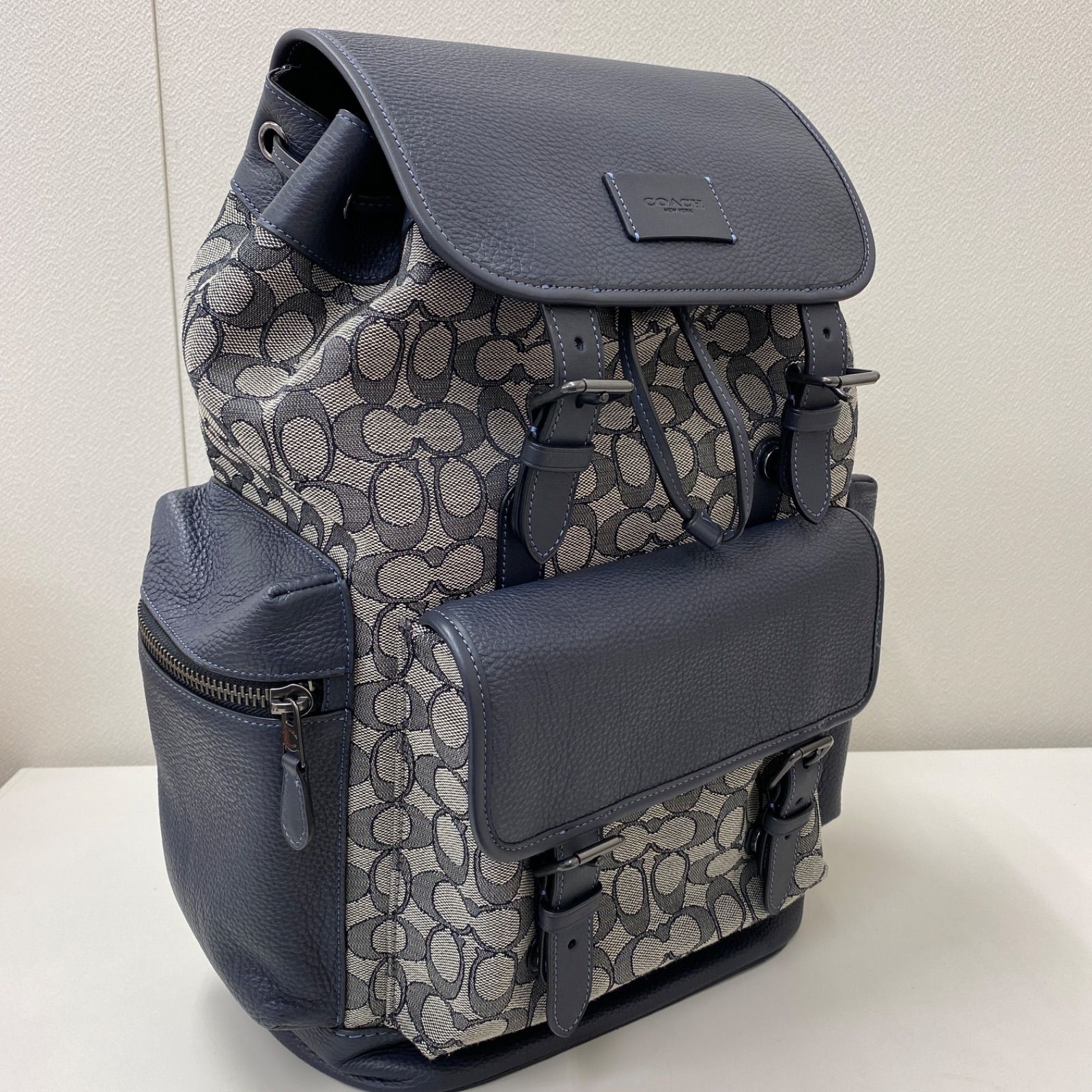 極美品】 COACH コーチ スプリントバッグパック シグネチャー