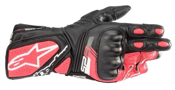 【新品・2営業日で発送】ALPINESTAR アルパインスターズ 【必ず購入前に仕様をご確認下さい】STELLA SP-8 v3 LEATHER GLOVE 1832 BLACK WHITE DIVA PINK S