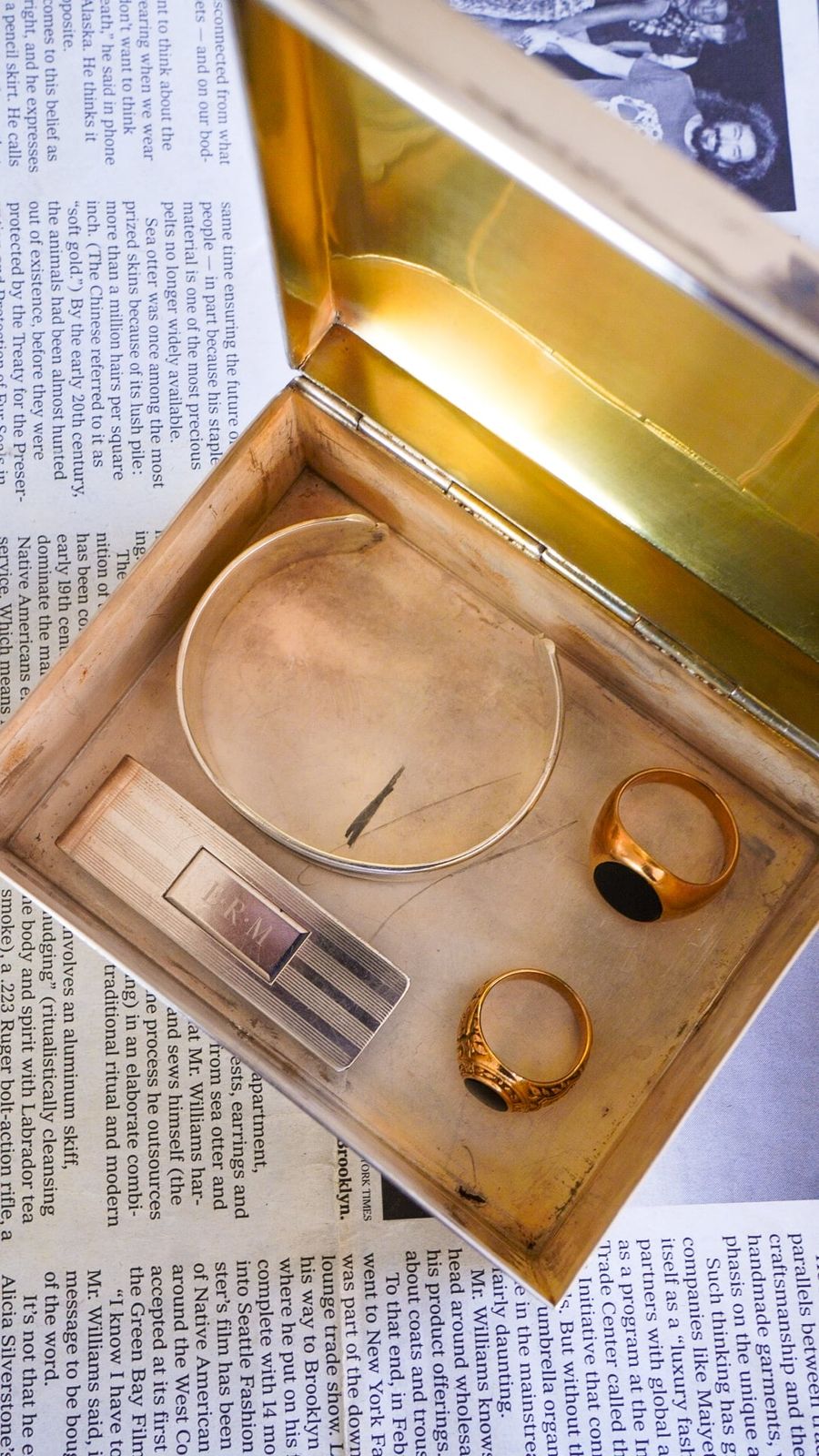 Tiffany Tiffany& Co. アクセサリーケース ビンテージ SILVER