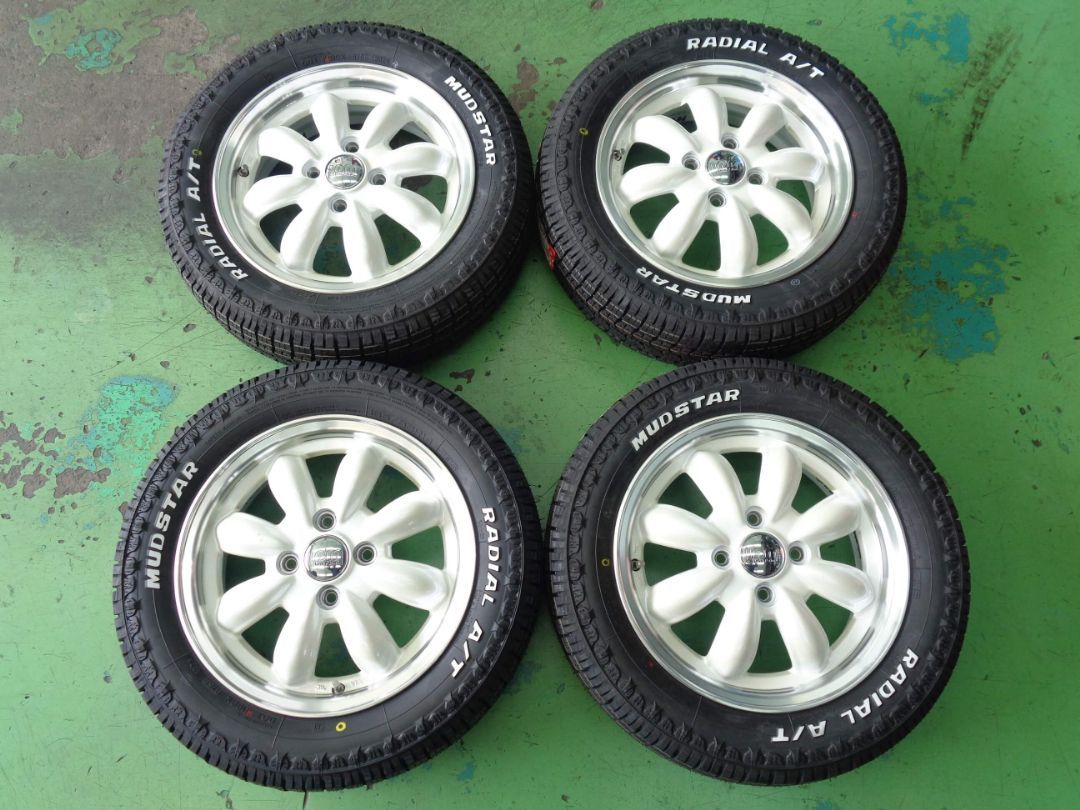 ララパーム MUDSTAR RADIAL A/T タイヤセット 14インチ