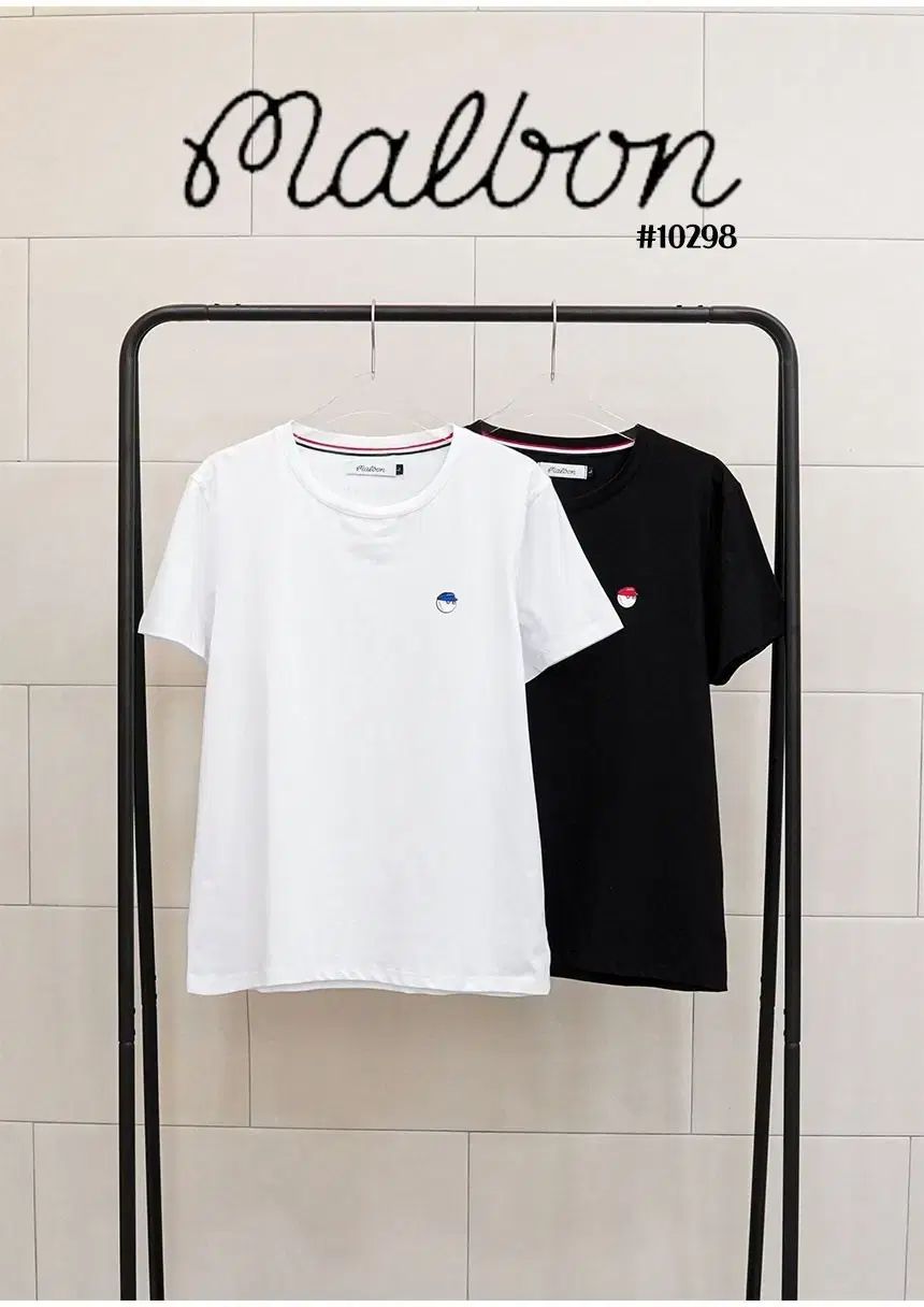 メンズゴルフウェア スクリプト ラウンド 半袖Tシャツ