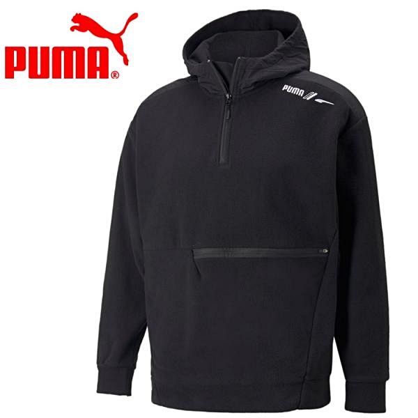 ☆プーマ PUMA 新品 メンズ ボア フリース ハーフジップ プルオーバー