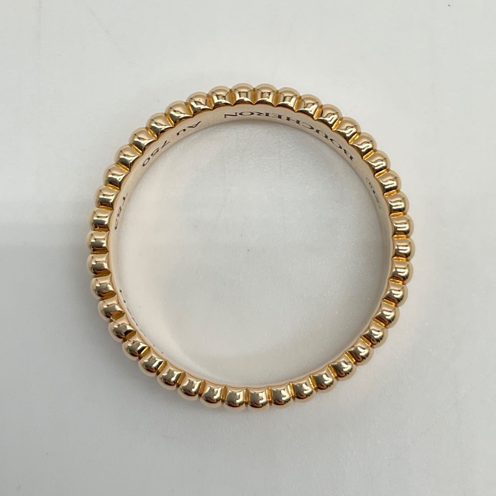 BOUCHERON ブシュロン キャトル グログラン リング ミディアム PG