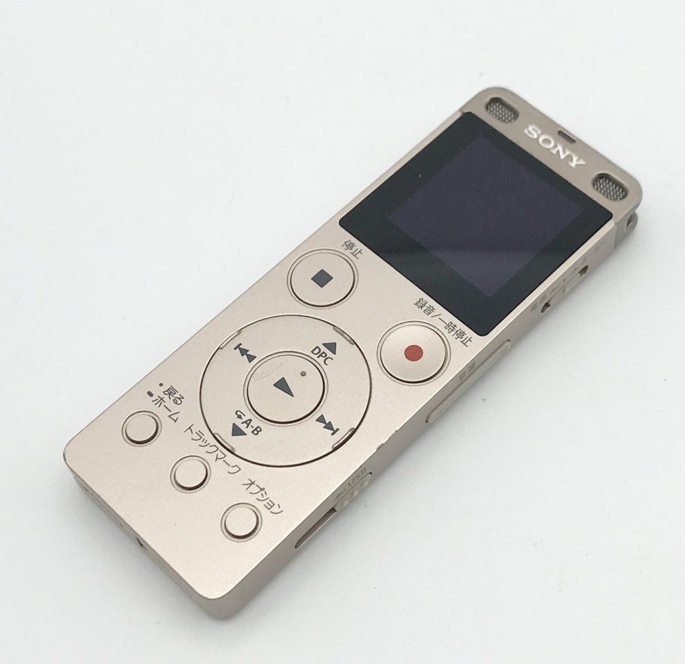中古 ソニー ステレオICレコーダー FMチューナー付 4GB ゴールド ICD-UX560F/N