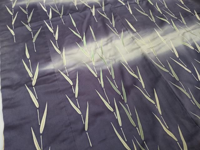 平和屋着物○極上 アンティーク 大正ロマン 訪問着 笹竹文 金彩 正絹