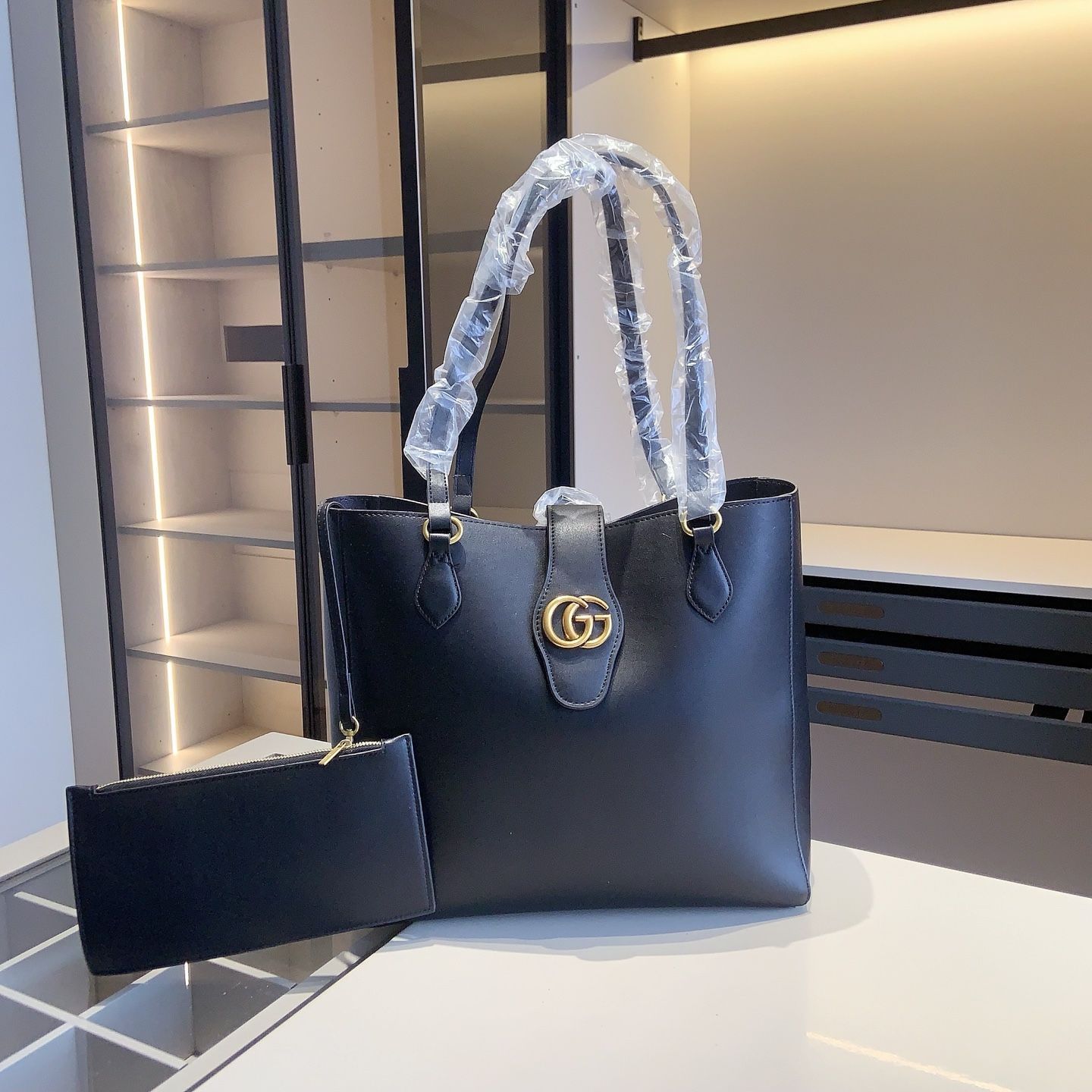【完売前に！セール】GUCCI Gラウンド トートバッグ かごバッグ グッチ トートバッグ GUCCI 169946 KQWFG 9643 ベージュ