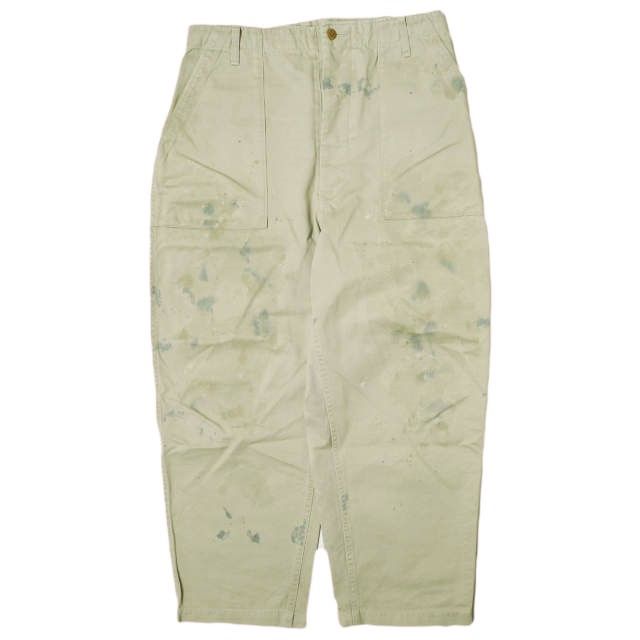 BOWWOW x BEAMS バウワウ ビームス 22AW 別注 日本製 ARMY BAKER PANTS 汚し加工 アーミーベイカーパンツ M  BEIGE(41KHAKI) チノ ボトムス g16161 - メルカリ