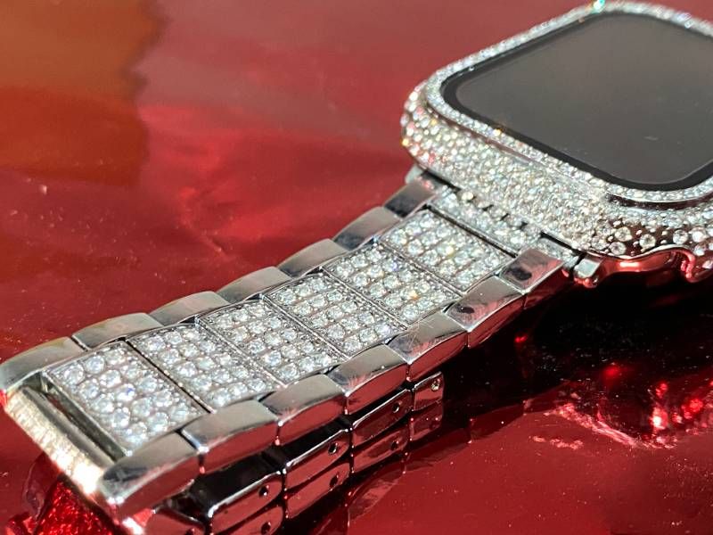 アップルウォッチケース 互換性対応 カスタム カバー 保護 ギフト 38 40 41 42 44 45 46 49 キラキラ ベルト バンド セット series2 3 4 5 6 7 8 9 10 11 se1 2 3 Ultra 1 2 3 CHRISTIANNAURATH_COM_BR