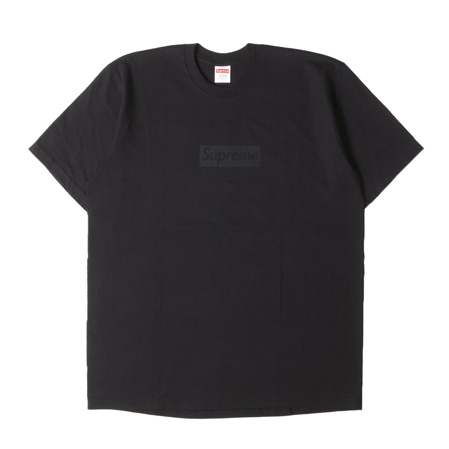 supreme】Tシャツ Lサイズ メンズ レディース 黒 ブラック 【公式通販】