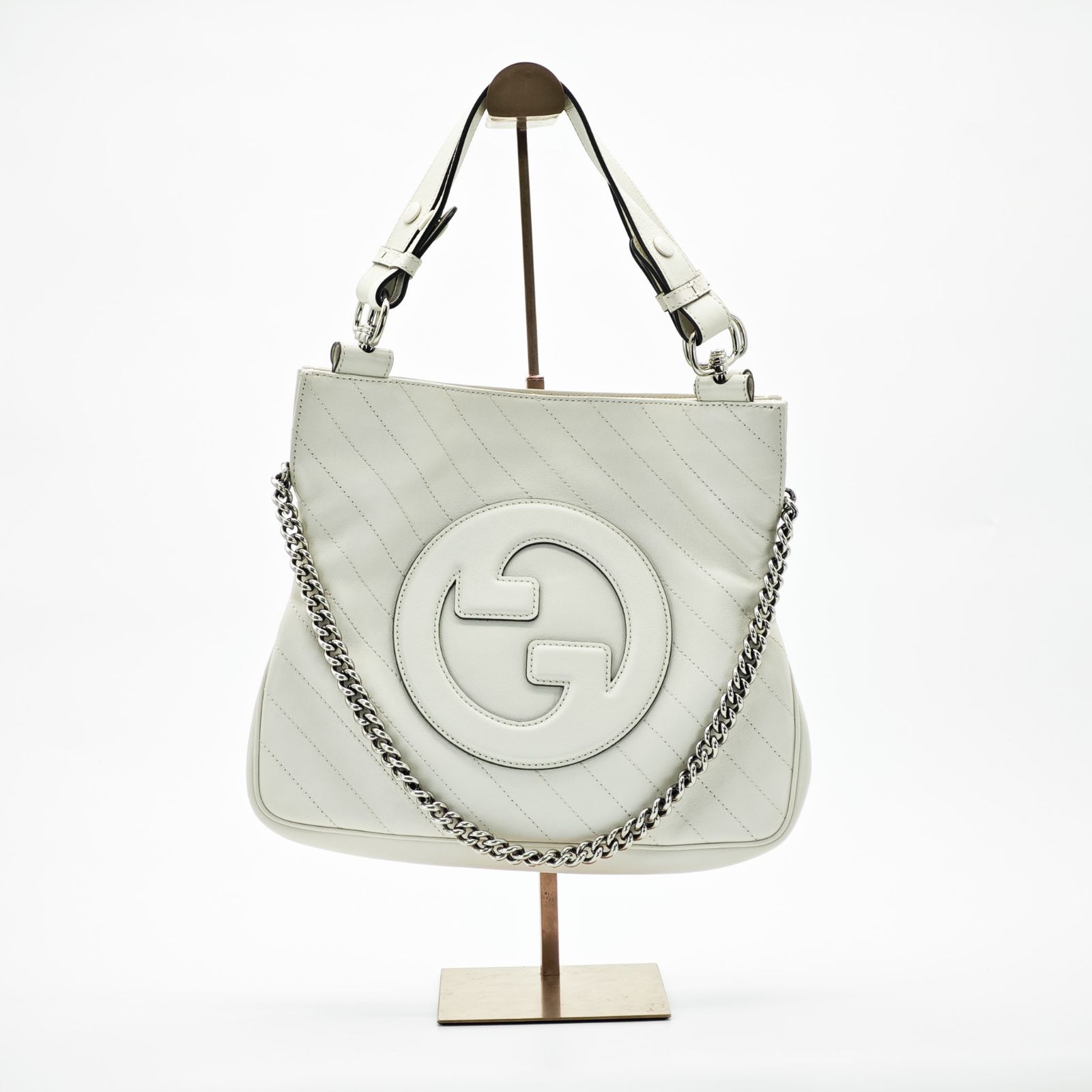 GUCCI グッチ ブロンディ トート バッグ ベージュ レディース 保存袋