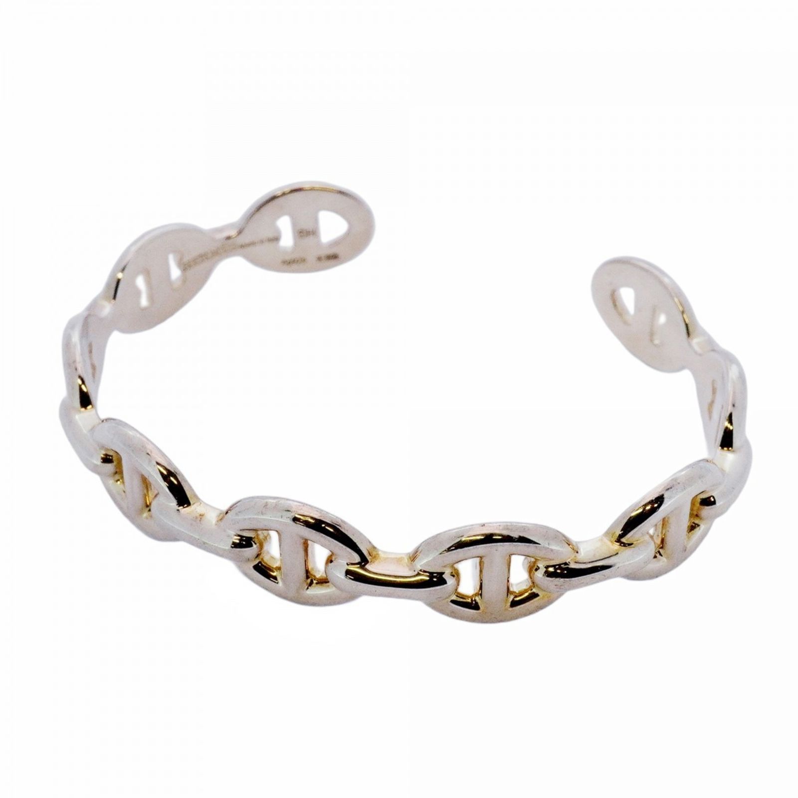 エルメス Hermes エルメス バングル アンシェネ シェーヌダンクル シルバー925レディース