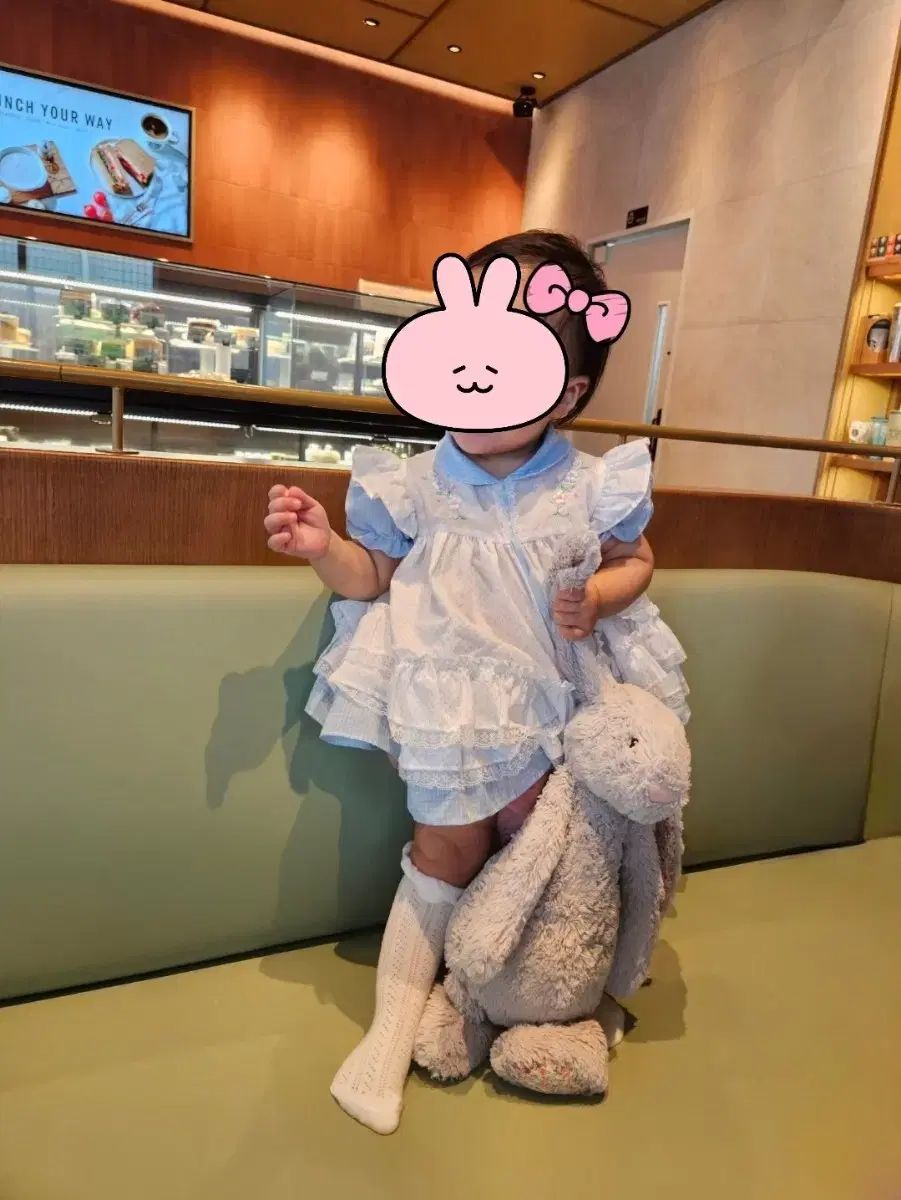 女の子用 ヴィンテージ ミビン ワンピース (しばらくして)