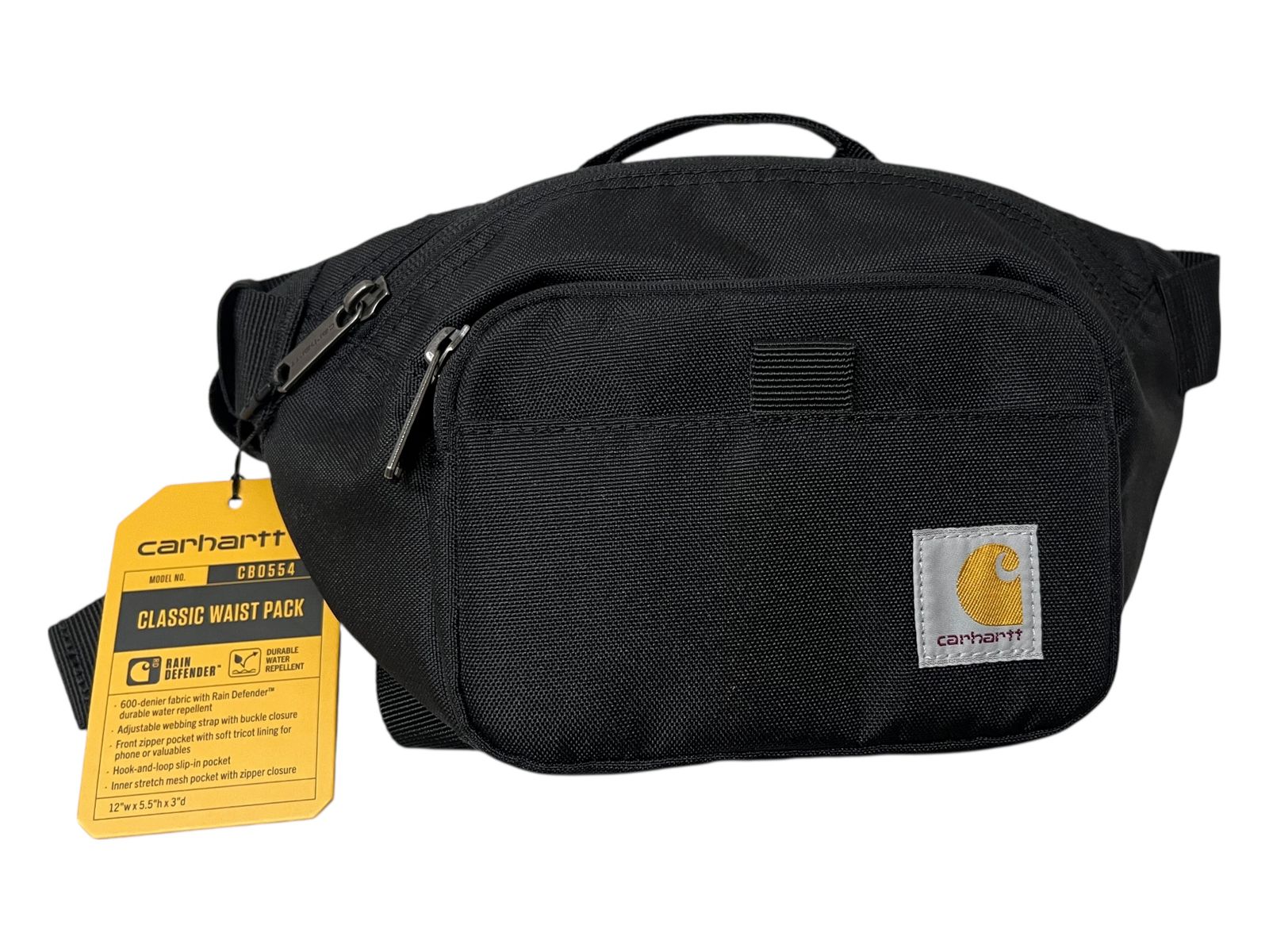 Carhartt (カーハート) CLASSIC WAIST PACK ウエストバッグ ボディバッグ B0000554 ブラック ウィメンズ/027