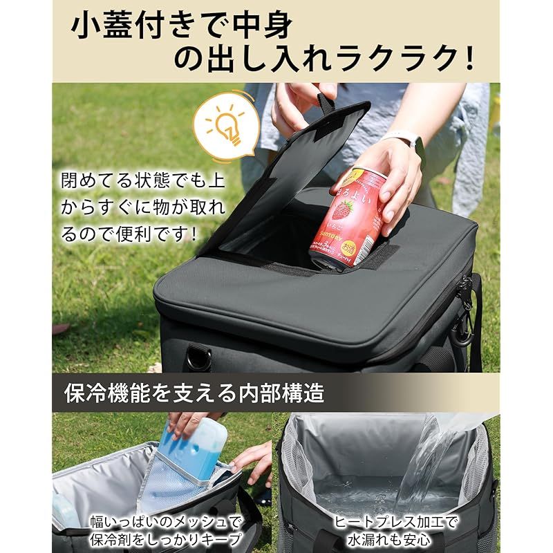 クーラーボックス 大容量 35L 4層断熱 保冷 保温 折り畳み収納 クーラーボックス 大容量 35L 4層断熱 保冷 保温 折り畳み収納
