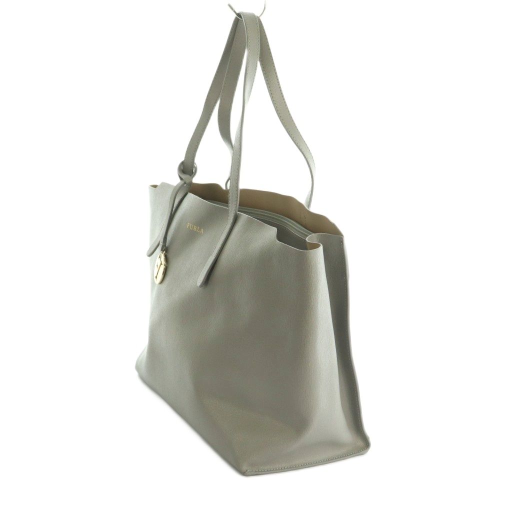 【美品】FURLA フルラ クラッチバッグ PCケース レザー グレー A4OK FURLA フルラ バッグ ハンドバッグ WB01628 BX0306 スタッコ
