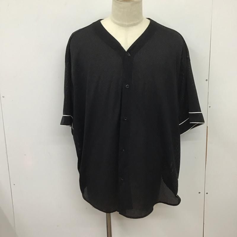 S.F.C シーフロアコントロール シャツ、ブラウス 半袖 半袖シャツ ノーカラーシャツ 前ボタン