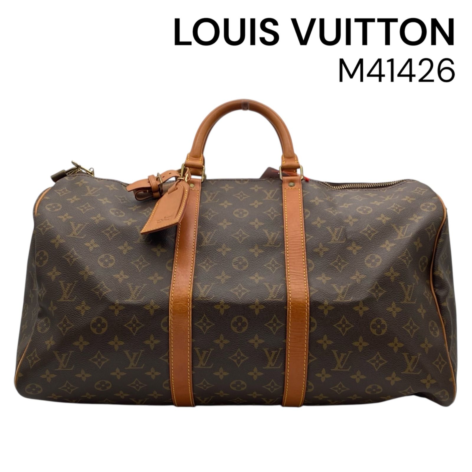 Louis Vuitton ボストンバッグ キーポル50 LOUIS VUITTON ボストンバッグ モノグラムキーポル50